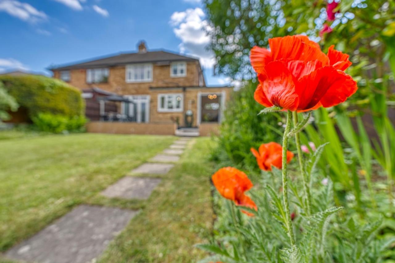 Elegant 5 Bed House - Sleeps 9, Central Solihull, Nec, Jlr, Hs2, Resorts World, Airport Business And Leisure Stays, Kültér fotó